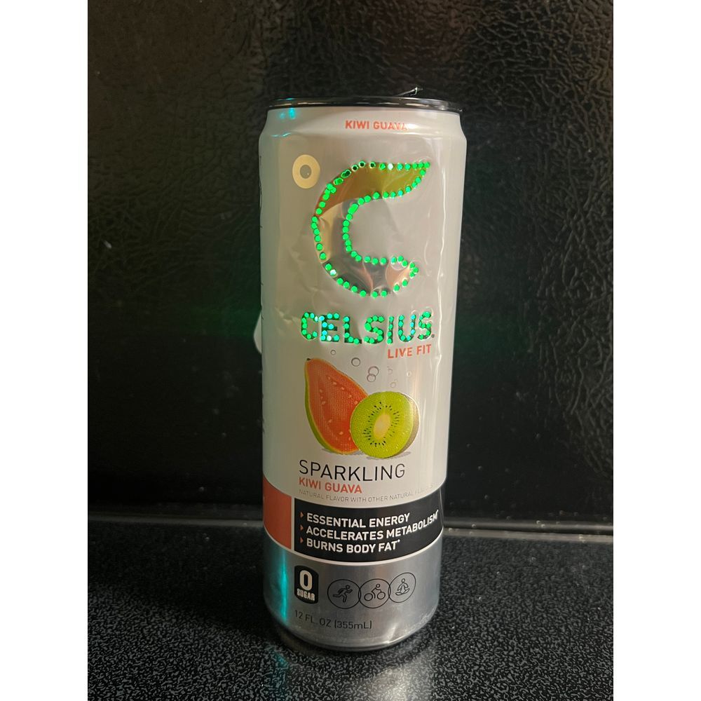 Celsius Energy Drink Collection Lamp Can‎ Green Light